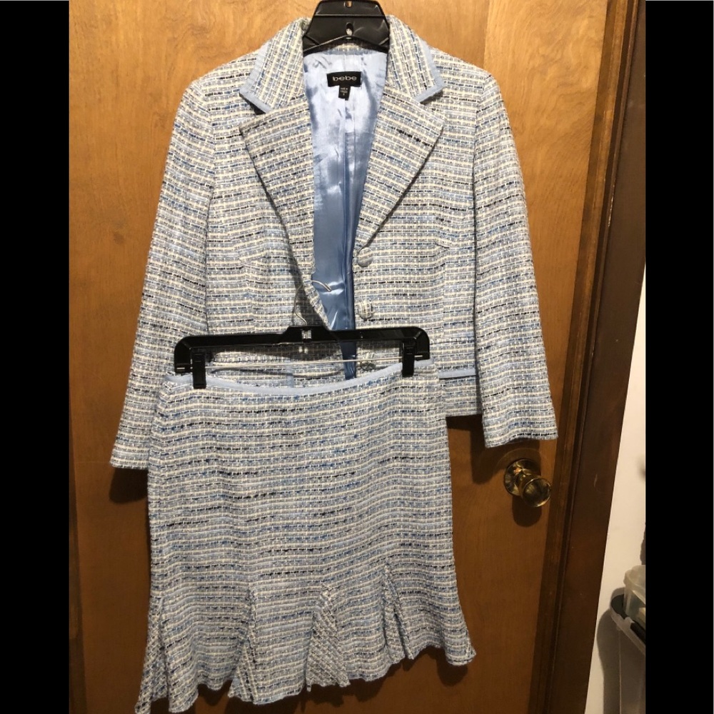 Twill skirt and jacket set